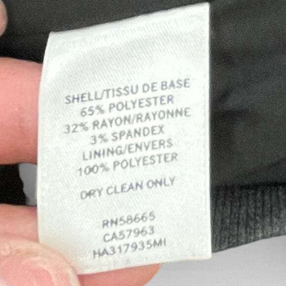 Halogen Brand Nordstrom Zip Up Cloak Blazer Heavyweight Boxy Poncho A-09 - Picture 6 of 7